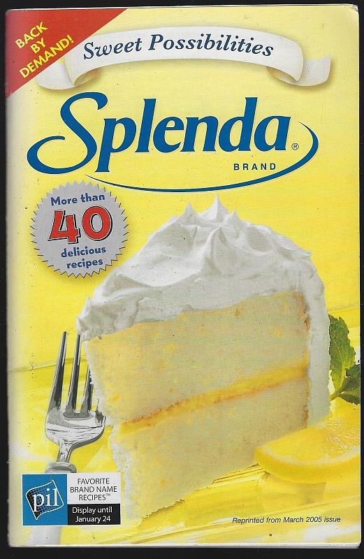 Favorite Brand Name - Splenda Sweet Possibilities January 24, 2006