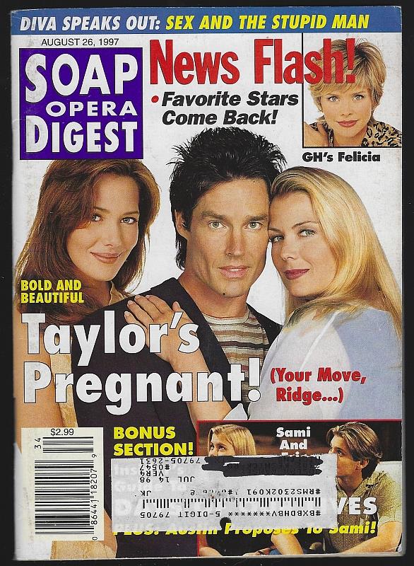 Image for SOAP OPERA DIGEST AUGUST 26, 1997