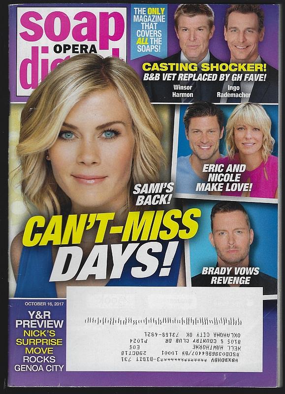 Soap Opera Digest - Soap Opera Digest October 16, 2017