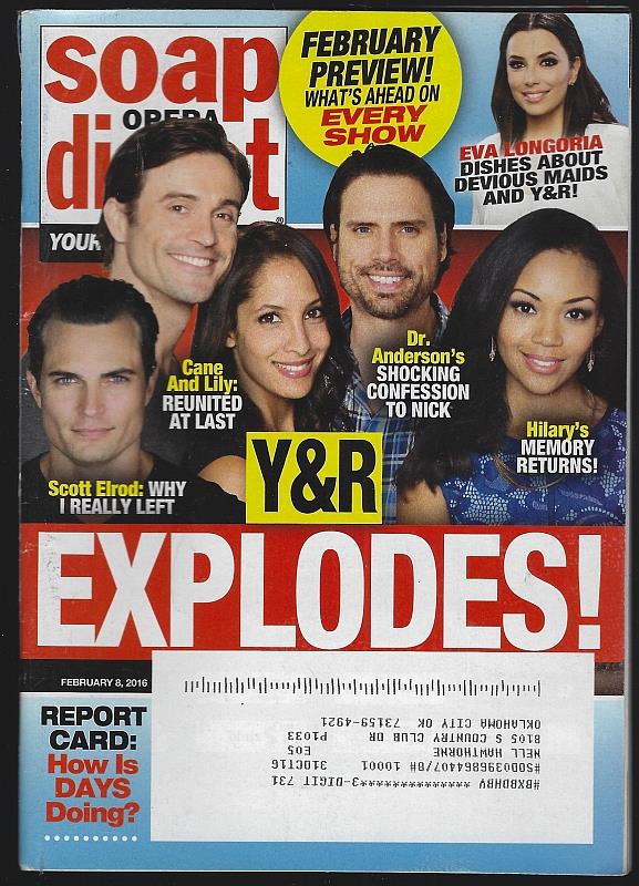 Soap Opera Digest - Soap Opera Digest February 8, 2016