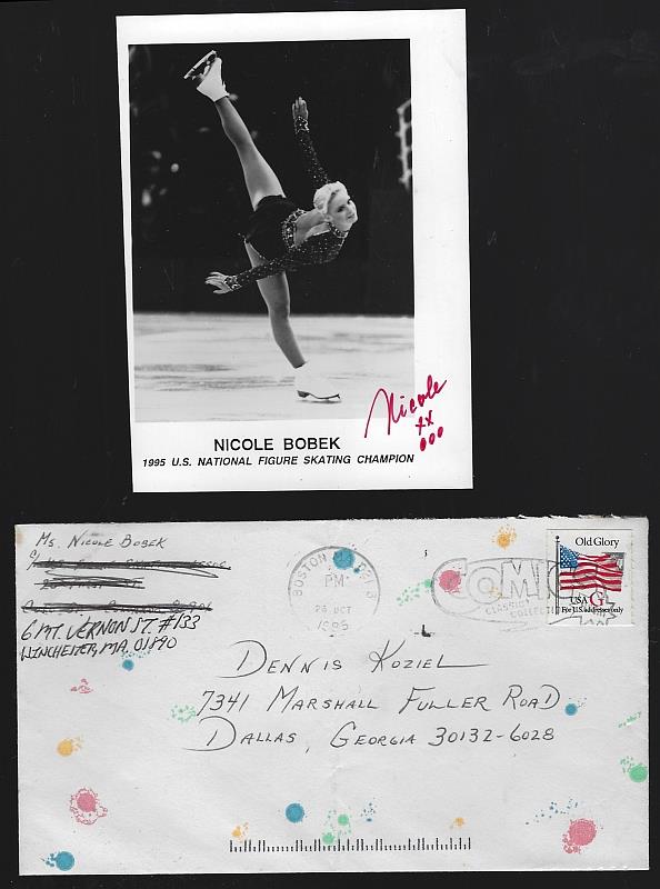 Image for SIGNED PHOTOGRAPH OF NICOLE BOBEK