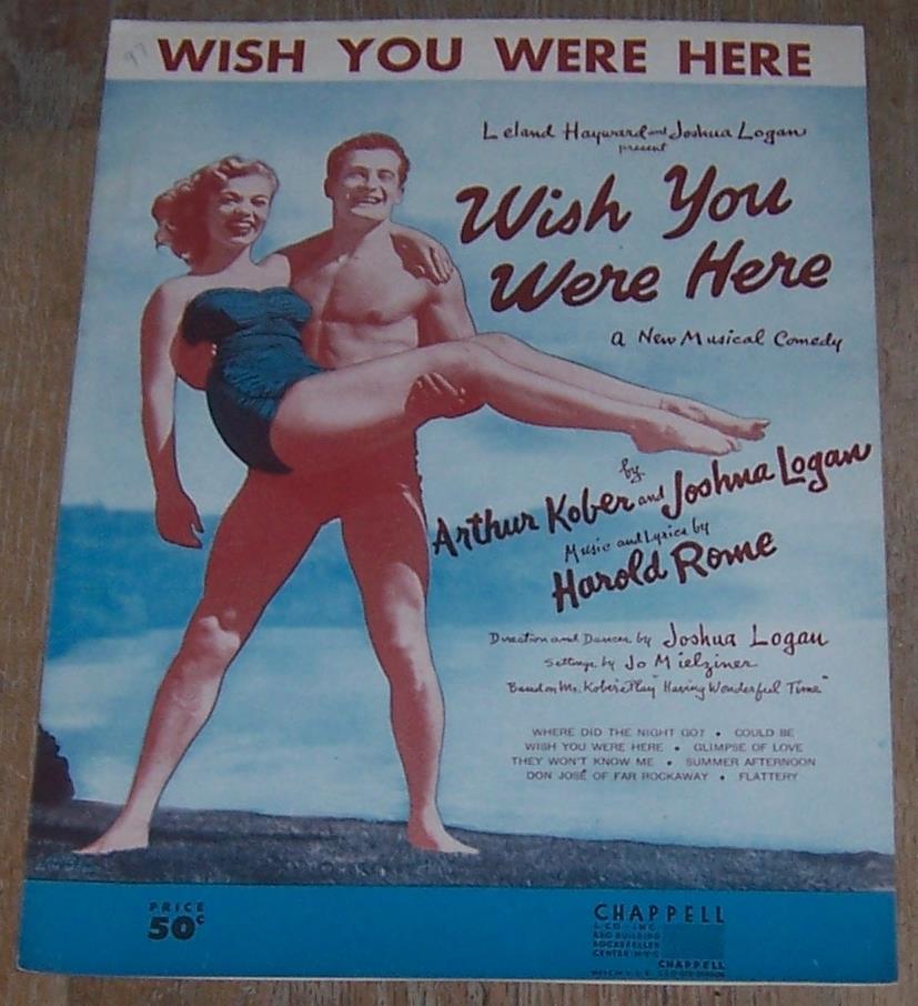Sheet Music - Wish You Were Here