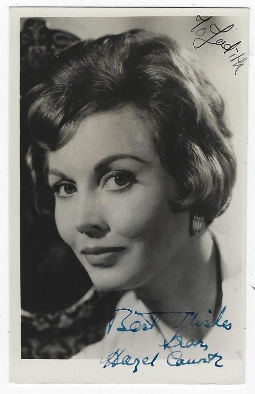 Photograph - Signed Photograph of Hazel Court