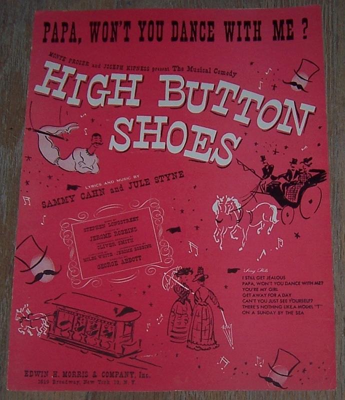Sheet Music - Papa, Won't You Dance with Me