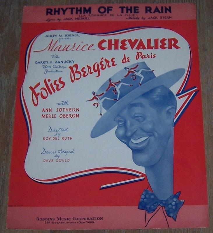 Sheet Music - Rhythm of the Rain la Romance de la Pluie