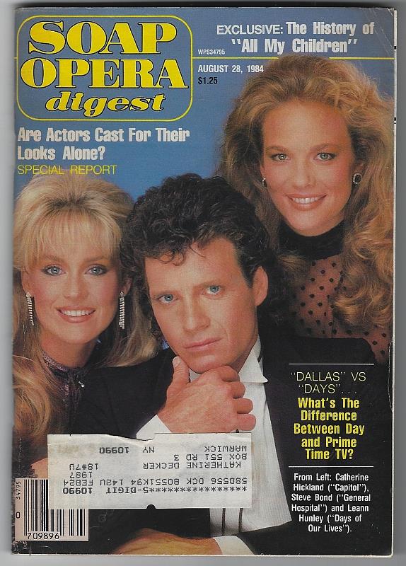Image for SOAP OPERA DIGEST AUGUST 28, 1984