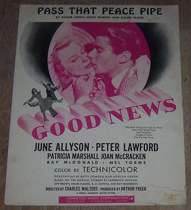 Sheet Music - Pass That Peace Pipe
