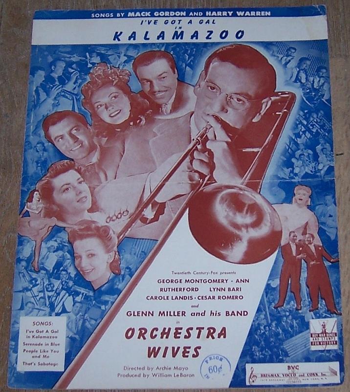 Sheet Music - I've Got a Gal in Kalamazoo