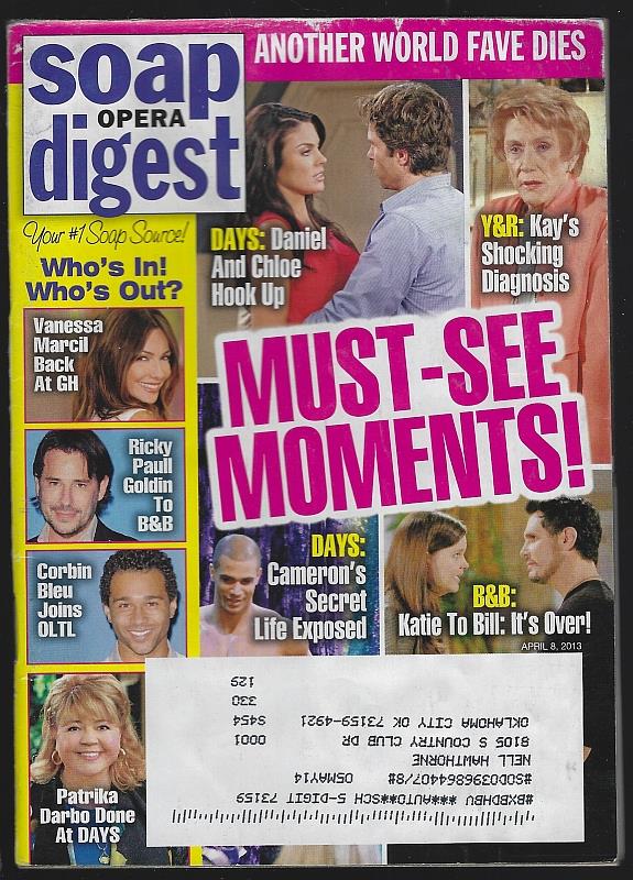 Soap Opera Digest - Soap Opera Digest April 8, 2013