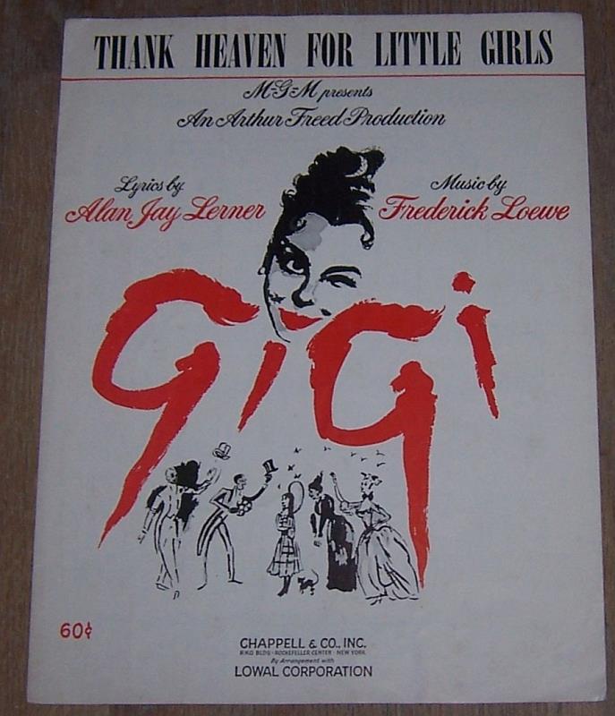 Sheet Music - Thank Heaven for Little Girls