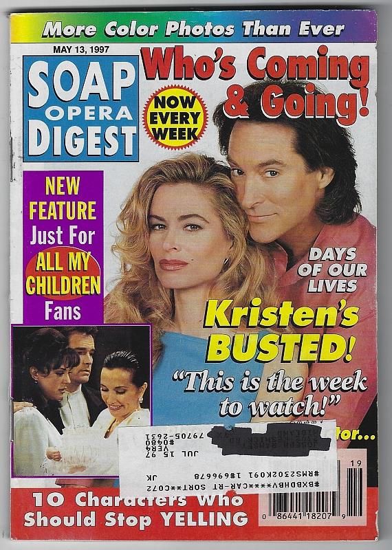 Soap Opera Digest - Soap Opera Digest May 13, 1997