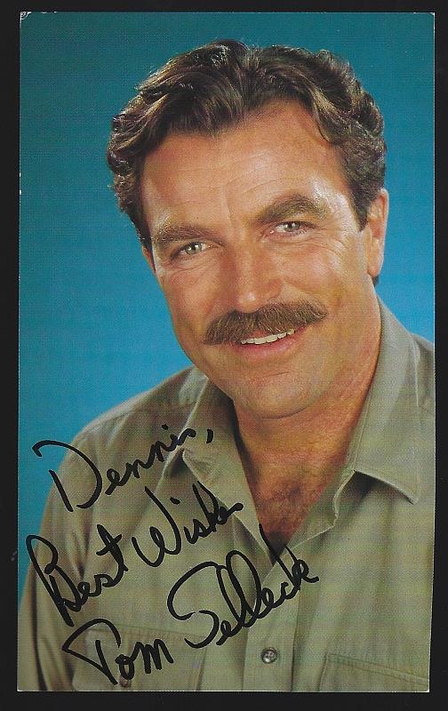 Photograph - Autographed Photograph of Tom Selleck