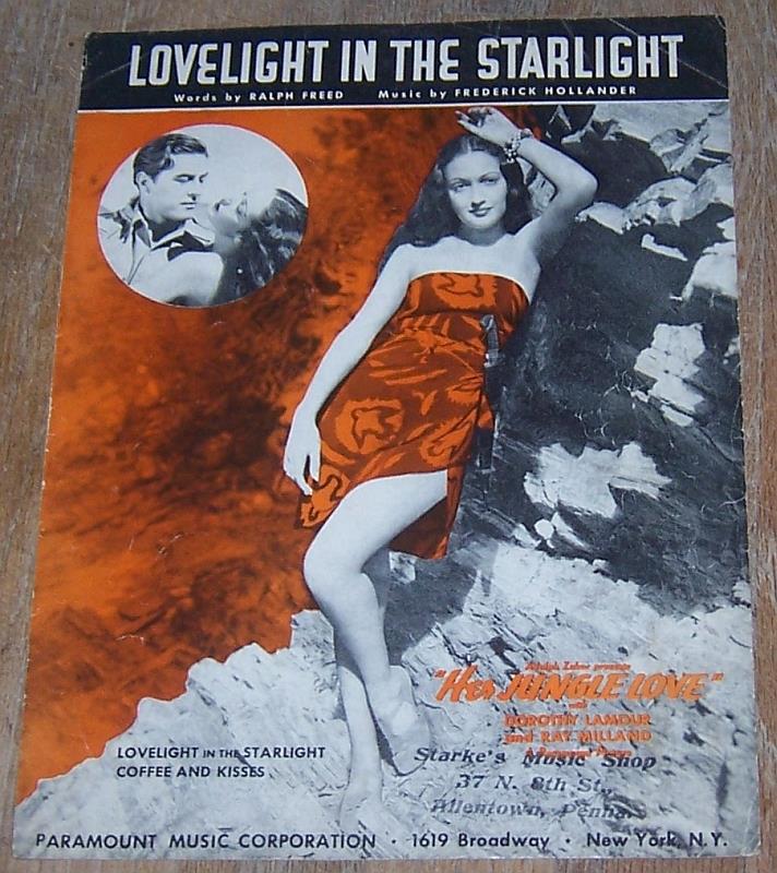 Sheet Music - Lovelight in the Starlight