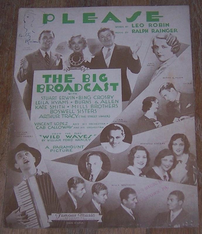 Sheet Music - Please