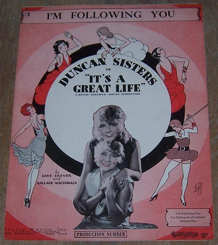 Sheet Music - I'm Following You