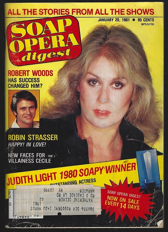 Soap Opera Digest - Soap Opera Digest January 20, 1981