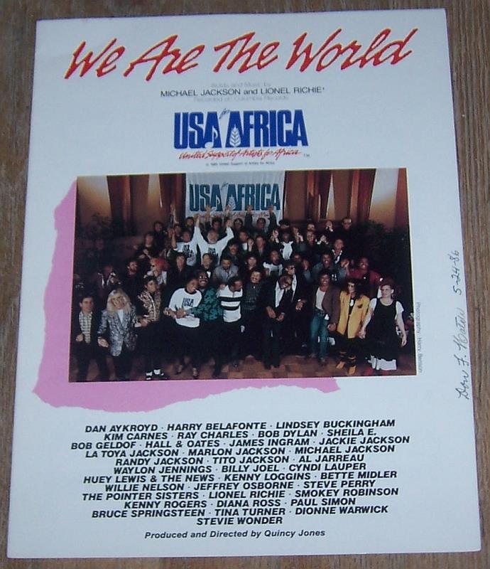 Image for WE ARE THE WORLD