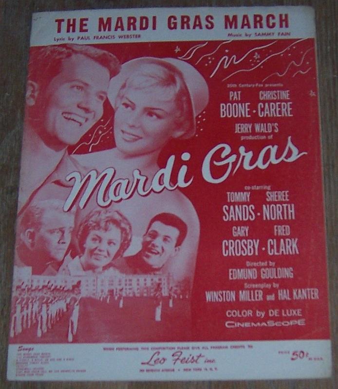 Sheet Music - Mardi Gras March