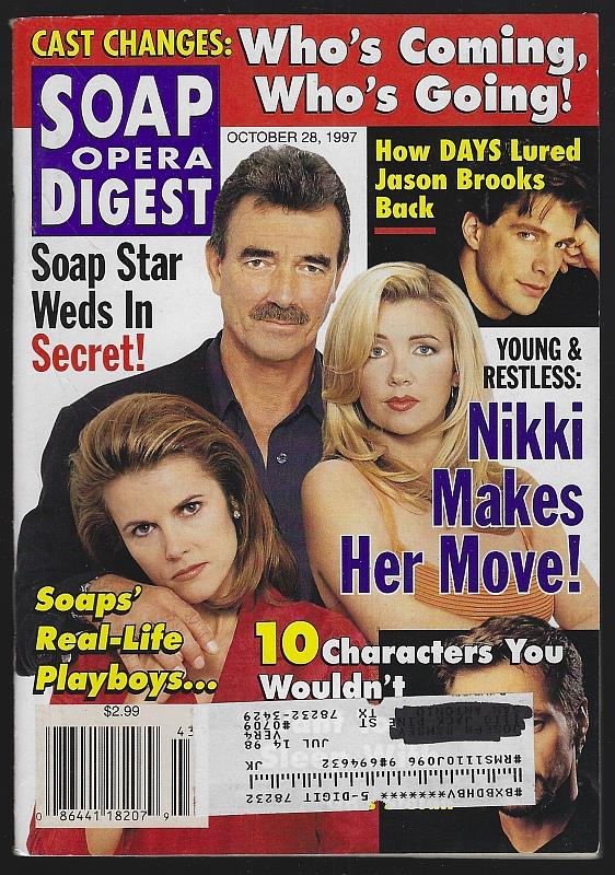 Soap Opera Digest - Soap Opera Digest October 28, 1997