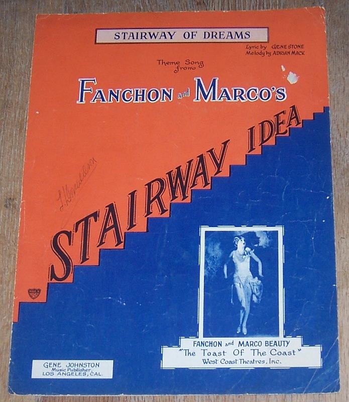 Sheet Music - Stairway of Dreams