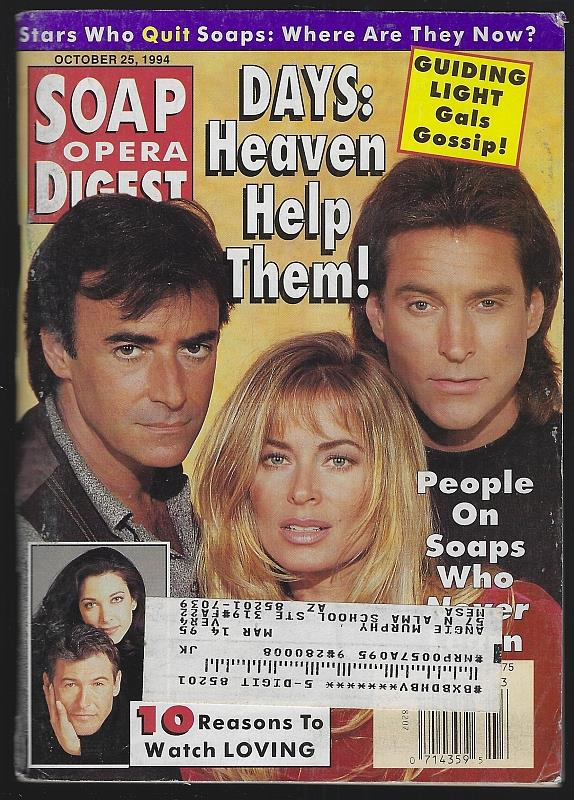 Soap Opera Digest - Soap Opera Digest October 25, 1994