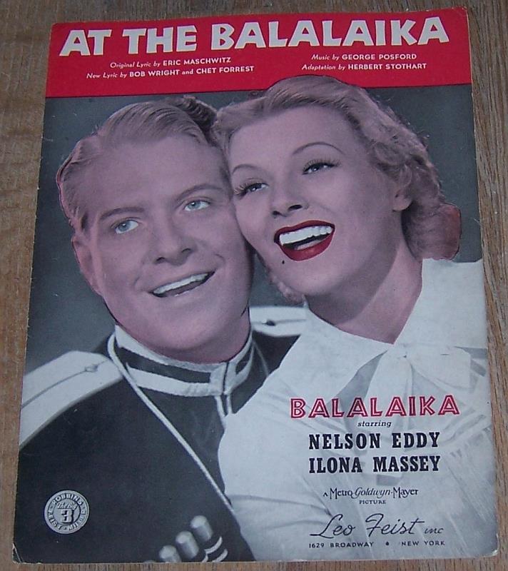Sheet Music - At the Balalaika