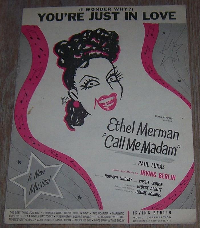 Sheet Music - I Wonder Why? You're Just in Love