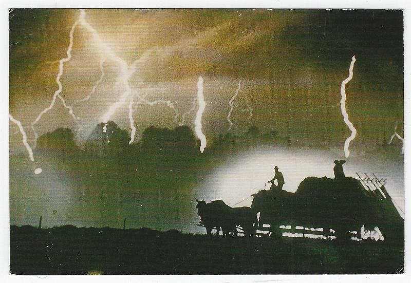 Image for AMISH FARMERS, SUMMER STORM, OHIO