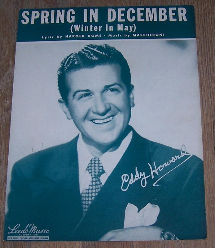 Sheet Music - Spring in December Winter in May