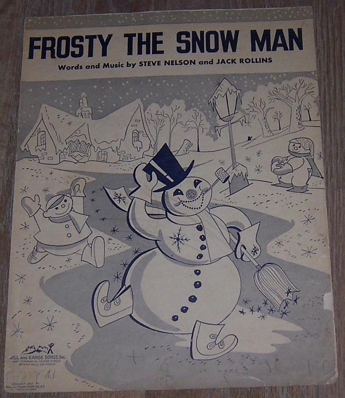 Sheet Music - Frosty the Snow Man