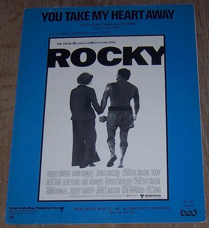 Sheet Music - You Take My Heart Away