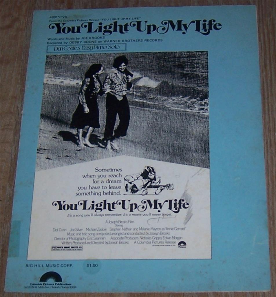 Sheet Music - You Light Up My Life