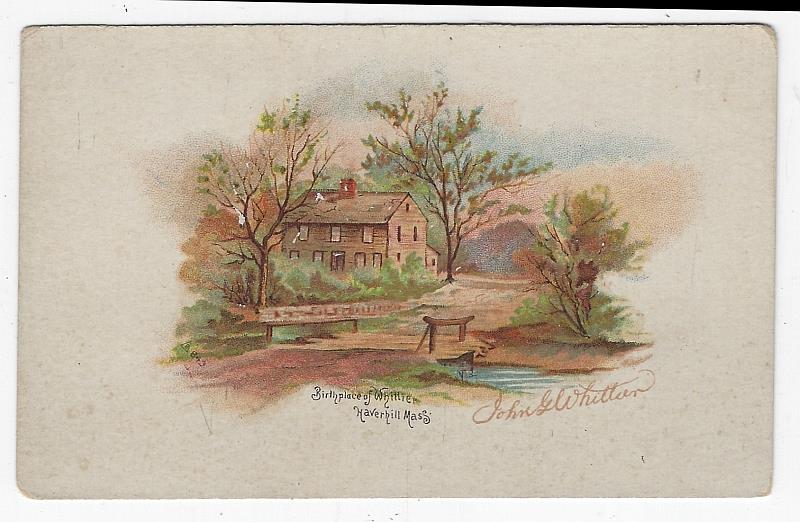 Image for BIRTHPLACE OF WHITTIER, HAVERHILL, MASSACHUSETTS