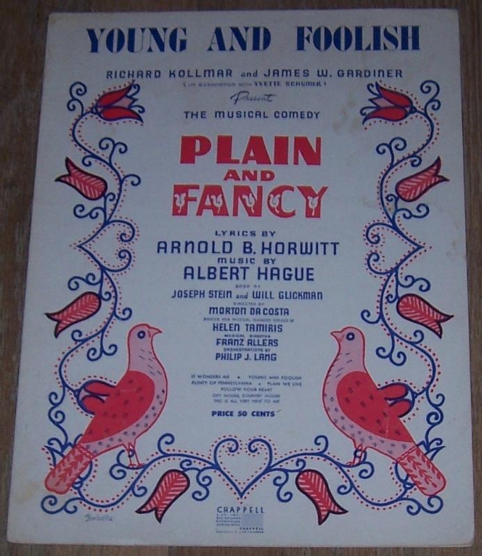 Sheet Music - Young and Foolish