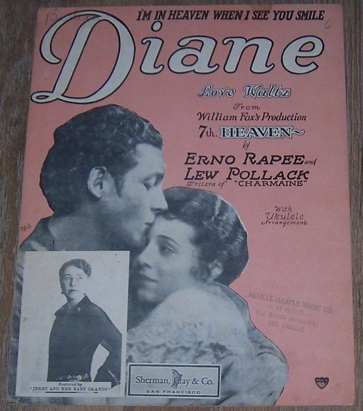 Sheet Music - I'm in Heaven When I See You Smile Diane