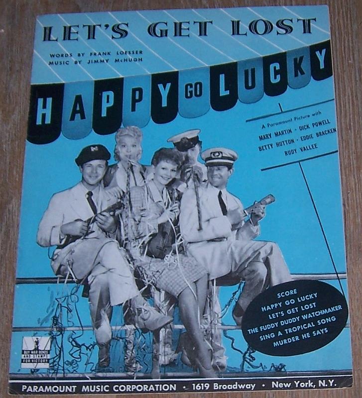 Sheet Music - Let's Get Lost