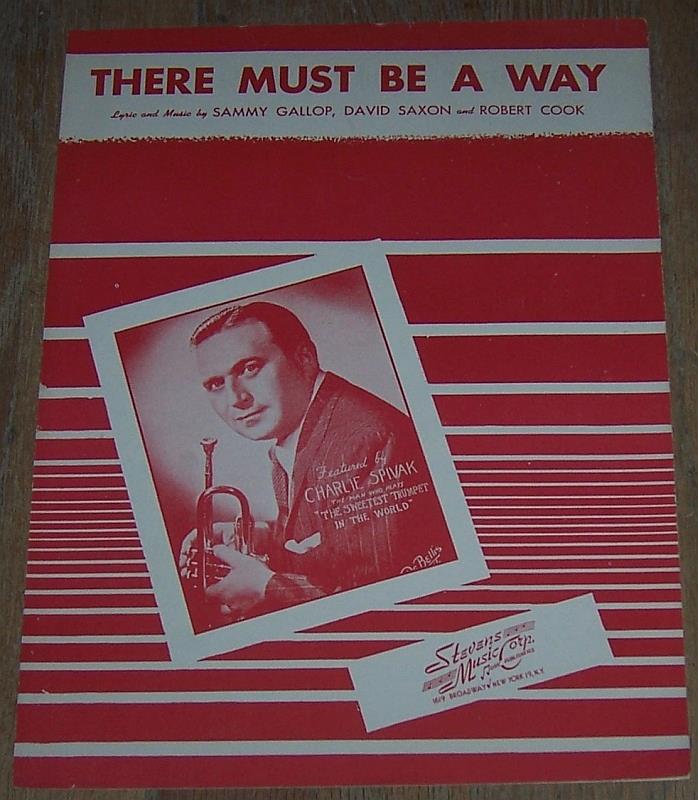 Sheet Music - There Must Be a Way