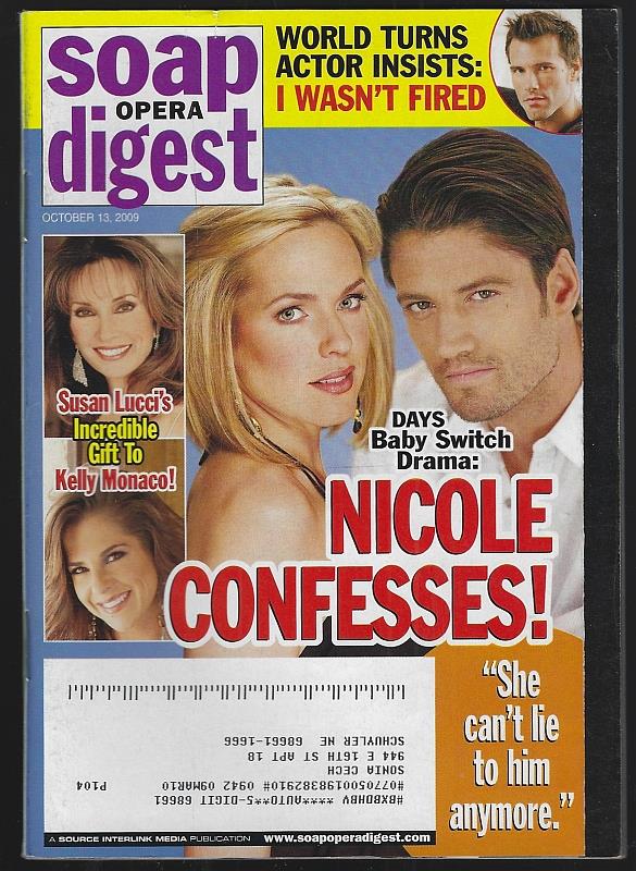 Soap Opera Digest - Soap Opera Digest October 13, 2009