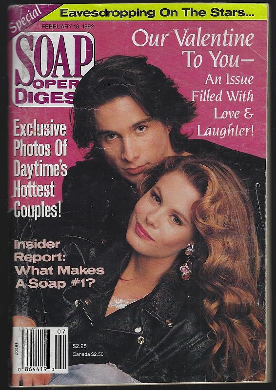 Image for SOAP OPERA DIGEST FEBRUARY 18, 1992