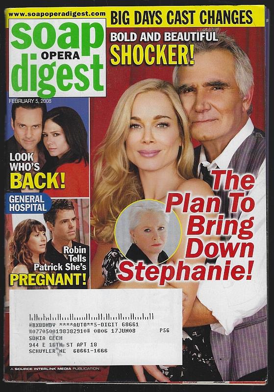 Soap Opera Digest - Soap Opera Digest February 5, 2008