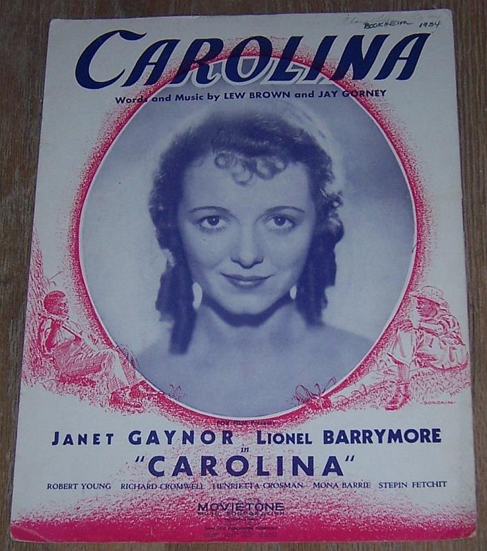 Sheet Music - Carolina