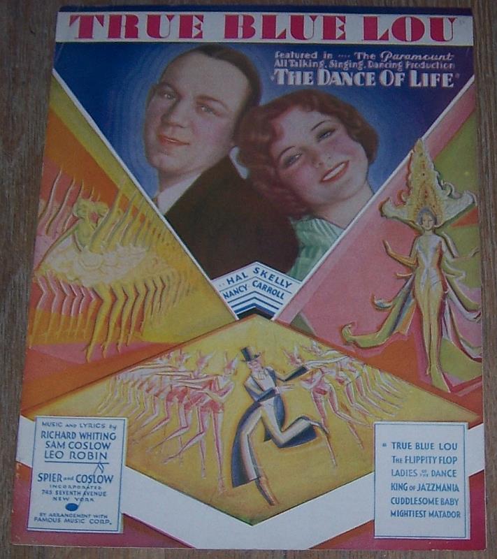 Sheet Music - True Blue Lou