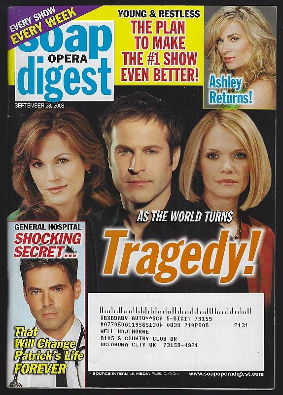 Soap Opera Digest - Soap Opera Digest September 23, 2008
