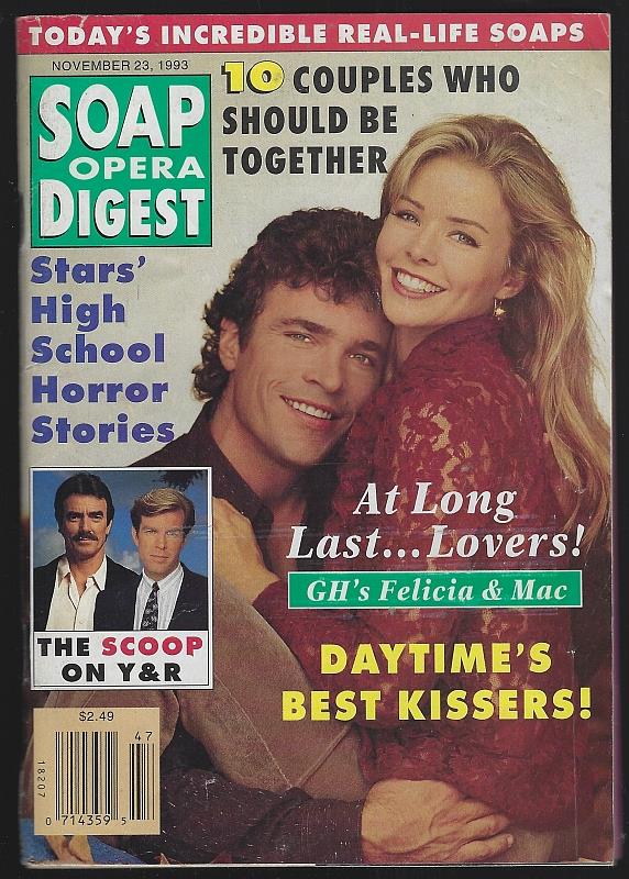 Soap Opera Digest - Soap Opera Digest November 23, 1993