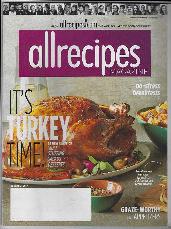 Meredith Corporation - Allrecipes Magazine November 2017