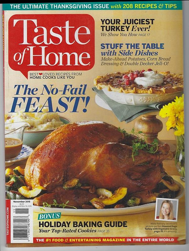 Taste Of Home - Taste of Home Magazine November 2015