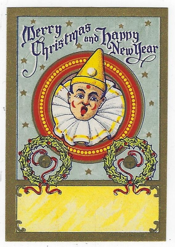 Christmas - Merry Christmas and Happy New Year Gift Label