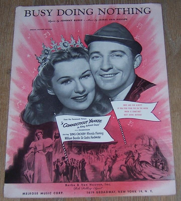 Sheet Music - Busy Doing Nothing