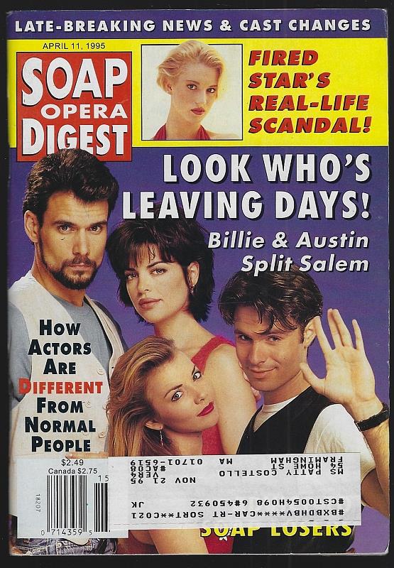 Image for SOAP OPERA DIGEST APRIL 11, 1995