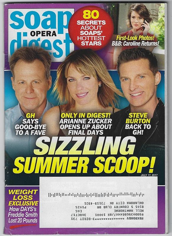 Soap Opera Digest - Soap Opera Digest July 17, 2017